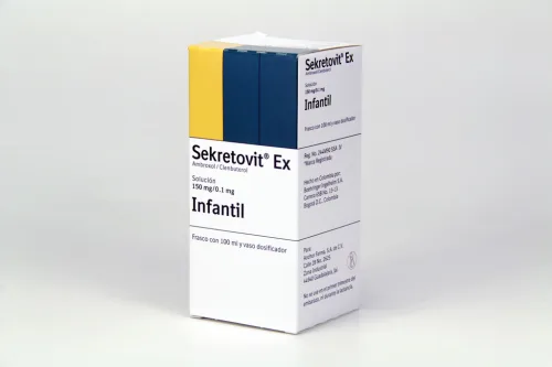 Comprar Sekretovit Ex Infantil 150/0.1 Mg Solución Con 100 Ml