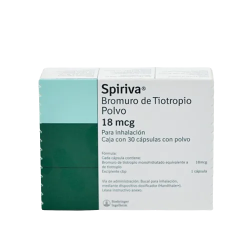 Comprar Spiriva 18 Mcg Con 30 CÁPsulas Con Polvo