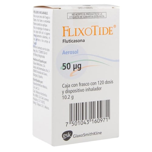 Comprar Flixotide 50 Mcg Aerosol Frasco 120 Dosis