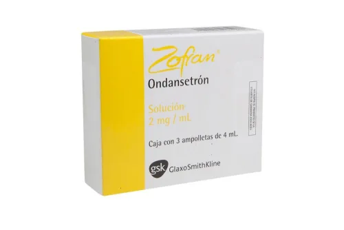 Comprar Zofran 8 Mg Solución Inyectable Con 3 Ampolletas