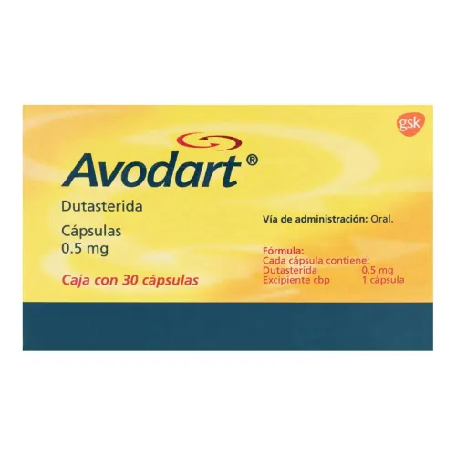 Comprar Avodart 0.5 Mg Con 30 Cápsulas