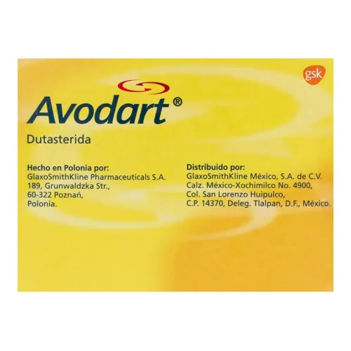 Comprar Avodart 0.5 Mg Con 90 Cápsulas