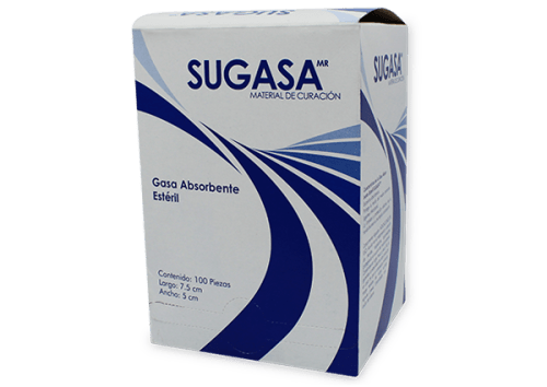 Gasa esteril sugasa 100 gasa 7.5cmx5 cm precio