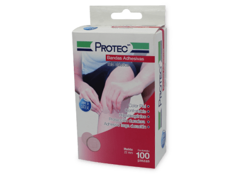 Comprar Protec Apósito Adhesivo Circular De 22 Mm Con 100 Piezas