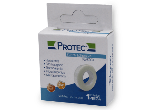 Protec Cinta Adhesiva De Plástico 1.25Cm X 5M De 1 Piezas - Farmacia Prixz