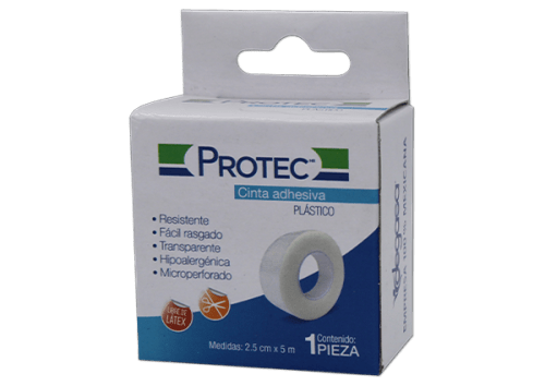 Cinta Tela Adhesiva De Seda Protec 2.5cm X 10m C/12 Rollos