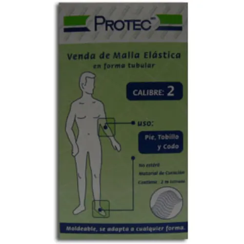 Comprar Protec Venda De Malla Elástica Forma Tubular N°2 De 2 M Con 1 Pieza