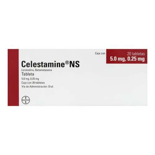 Comprar Celestamine Ns 5/0.25 Mg Con 20 Tabletas