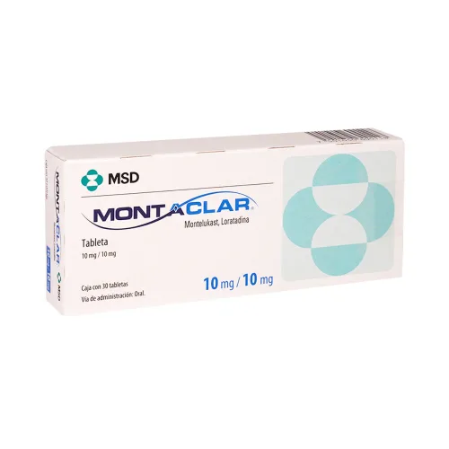 Montaclar 10/10 Mg Con 30 Tabletas