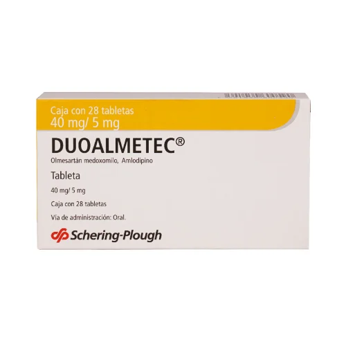 Comprar Duoalmetec 40/5 Mg Con 28 Tabletas