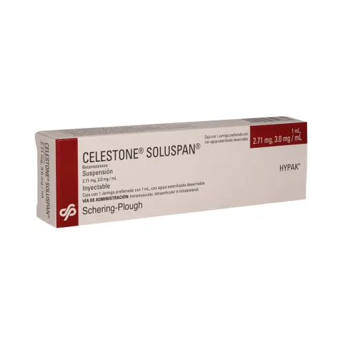 Comprar Celestone Soluspan 2.71/3 Mg Solución Inyectable Jeringa Prellenada