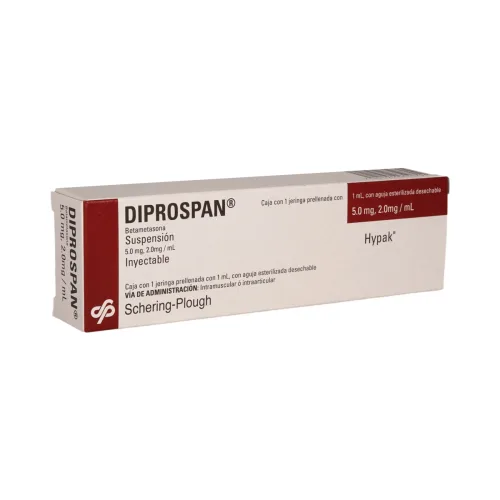 Comprar Diprospan 5/2 Mg Con 1 Jeringa Prellenada