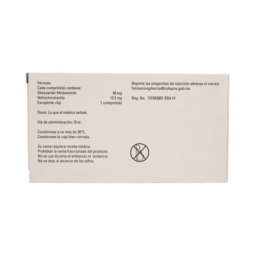 Almetec-Co 40/12.5 Mg Con 28 Comprimidos