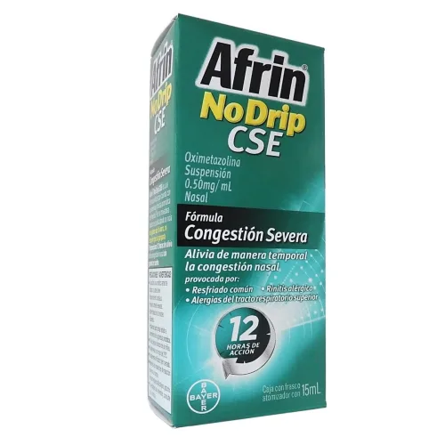 Comprar Afrin No Drip Cse 0.50 Mg Suspensión Nasal En Spray 15 Ml