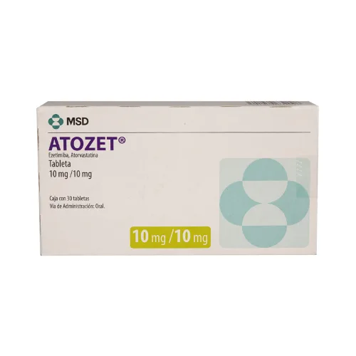 Comprar Atozet 10/10 Mg Con 30 Tabletas