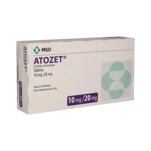 Comprar Atozet 10/20 Mg Con 30 Tabletas