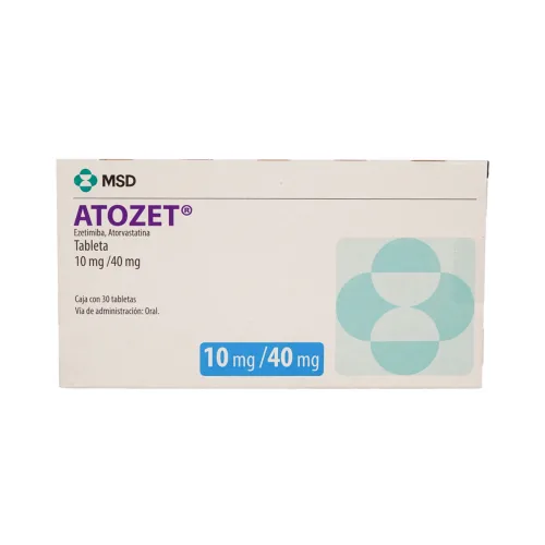Comprar Atozet 10/40 Mg Con 30 Tabletas