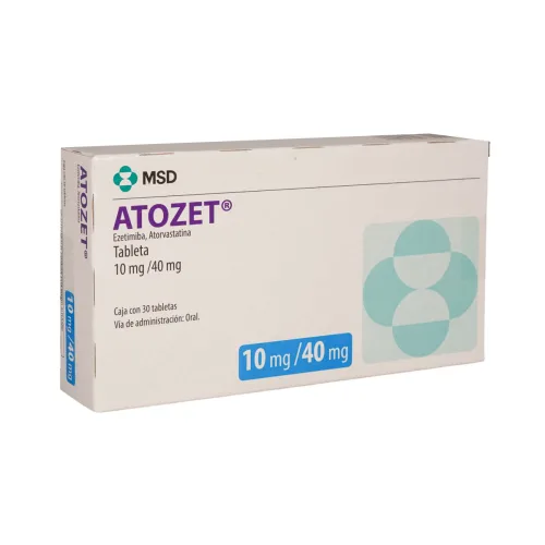 Atozet 10/40 Mg Con 30 Tabletas