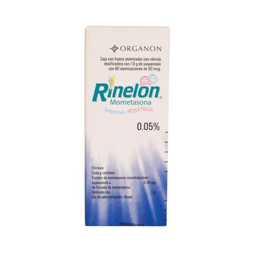 Comprar Rinelon Nasal 0.05% Suspensión Nasal Pediátrica En Spray Con 10 G