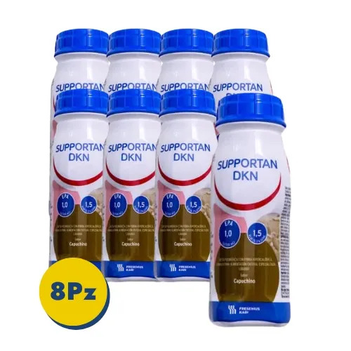 Comprar Supportan® Dkn Fórmula Para Alimentación Enteral Especializada Con Fibra Sabor Capuccino Con 200 Ml Pack Con 8 Unidades