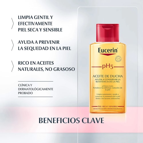 Comprar Eucerin Ph5 Aceite De Ducha Piel Seca 200 Ml