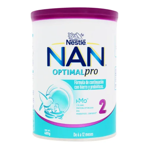 Comprar Nan Optipro 2 Fórmula Infantil Para Lactantes De 6 A 12 Meses 400 Gr Lata