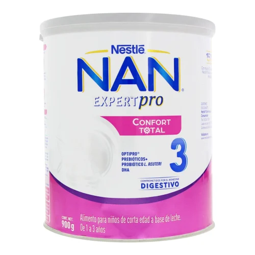 NAN CONFORT TOTAL EXPERT PRO ETAPA 3 (1 A 3 AÑOS) LATA CON 900G – FARMACIA  CALDERON