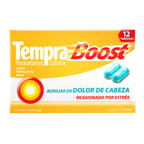 Comprar Tempra Boost 500/65 Mg Con 12 Tabletas