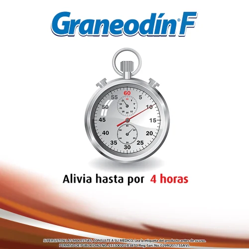 Graneodin F 8.75 Mg Sabor Naranja Con 16 Pastillas