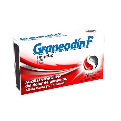 Comprar Graneodin F 8.75 Mg Con 16 Pastillas Sabor Miel Limón