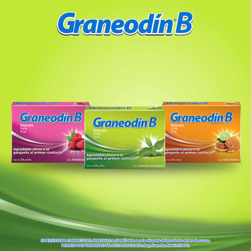 Comprar Graneodin B 10 Mg Con 24 Pastillas Sabor Menta Eucalipto