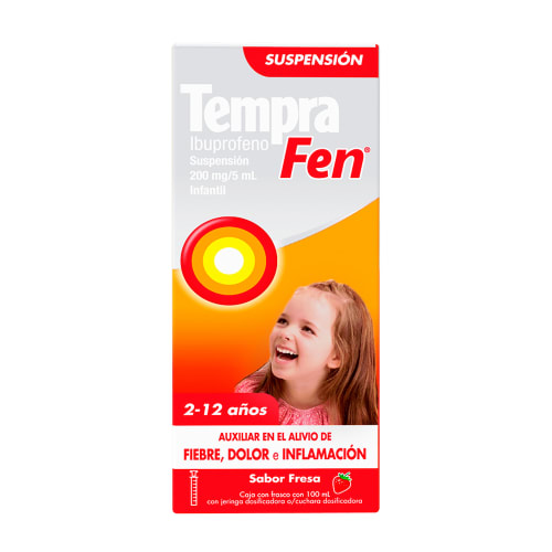 Tempra Fen 200 Mg Con 100 Ml Suspensión
