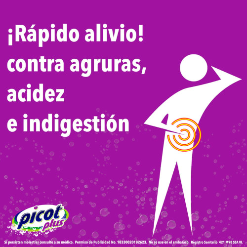 Picot Plus Sal De Uvas 0.2165/0.5/1.9485 G Con 9 Sobres