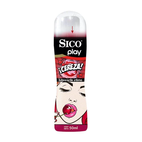 Comprar Sico Play Lubricante Íntimo Gel Aroma Cereza 50 Ml