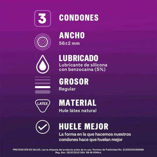 Comprar Sico Climax Mutuo Condones De Látex 3 Piezas