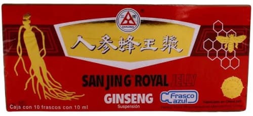 Comprar Ginseng Sanjing Royal Jelly Oral 10 X 10 Ml Ampolletas