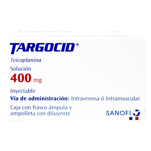 Comprar Targocid 400 Mg Con Frasco Ámpula