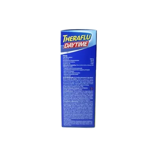 Theraflu Daytime 650/20/10 Mg Con 10 Sobres Sabor Frutos Del Bosque