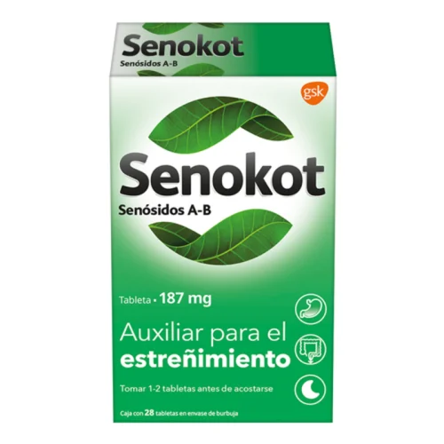 Senokot Regular 187 Mg Con 28 Tabletas