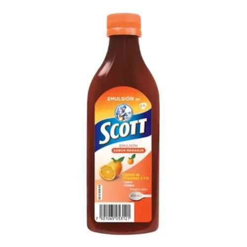 Comprar Scott Emulsión Vitaminas Y Minerales Sabor Naranja Con 200 Ml