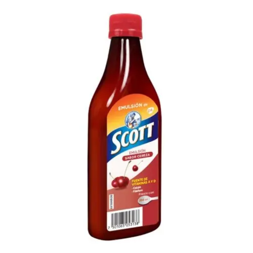 Comprar Scott Emulsión Sabor Cereza Con 200 Ml