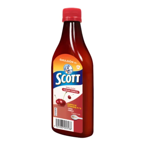 Comprar Scott Emulsión Sabor Cereza Con 200 Ml