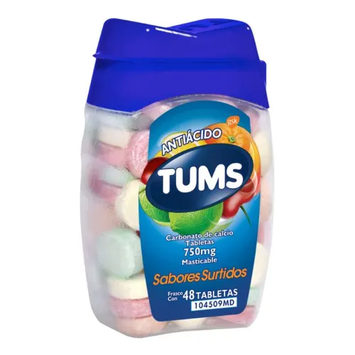 Comprar Tums Antiácido Sabores Surtidos Con 48 Tabletas