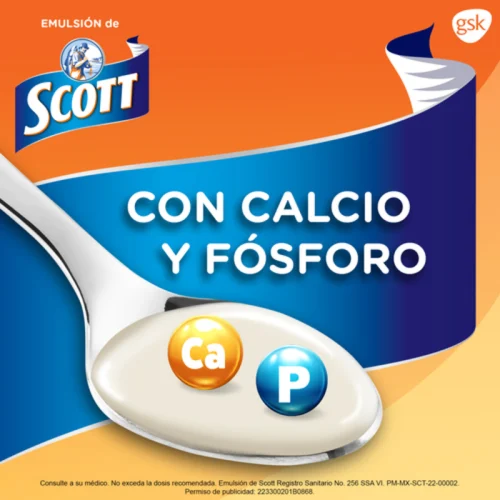 Emulsión Scott Cereza con 400 ml