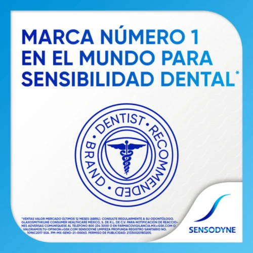 Sensodyne Limpieza Profunda Crema Dental 90 G