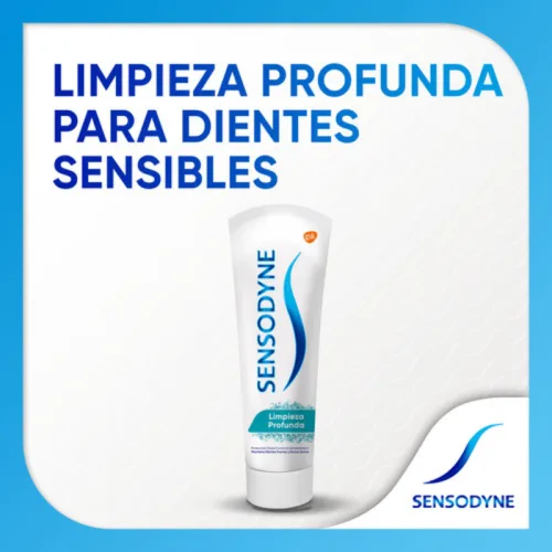 Sensodyne Limpieza Profunda Crema Dental 90 G