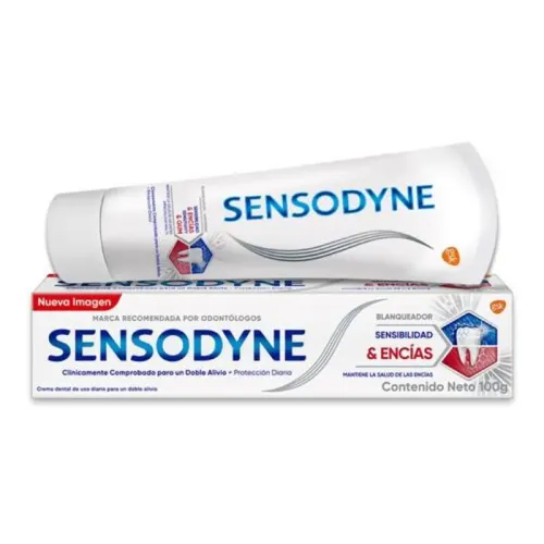 Comprar Sensodyne Sensibilidad Y Encías Blanqueador Pasta Dental Con 100 G