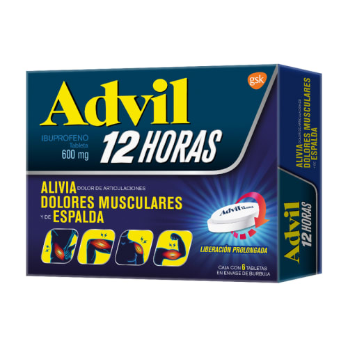 Comprar Advil 600 Mg Con 6 Tabletas