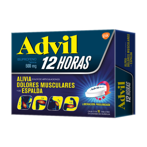 Comprar Advil 600 Mg Con 12 Tabletas