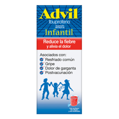 Comprar Advil 100 Mg Con 100 Ml Suspensión